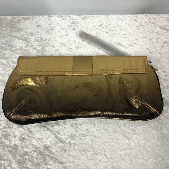 Dark Gold clutch/purse, night out! NWT women’s handbag - Picture 5 of 12